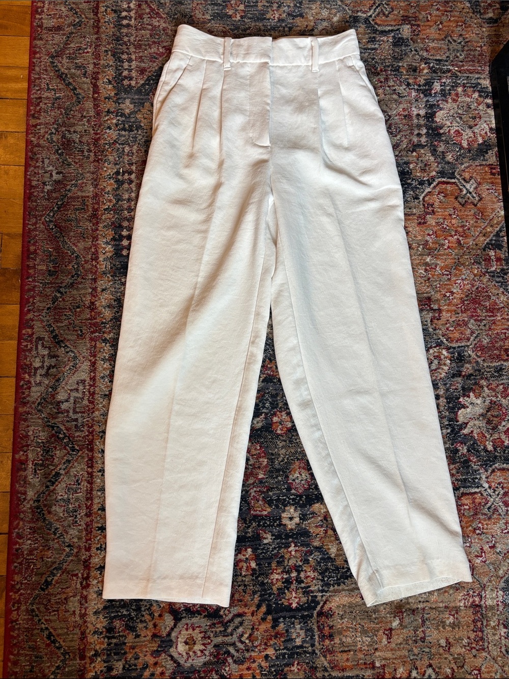 Aritzia Wilfred Cream Trousers